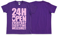 24H OPEN　　Tシャツ